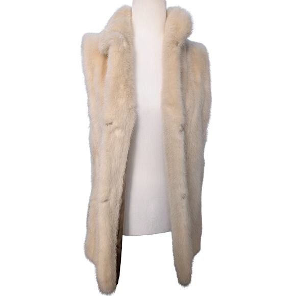 Gorgeous Blond 100% genuine Mink Vest - Perfect Layering Piece! - Picture 3 of 7